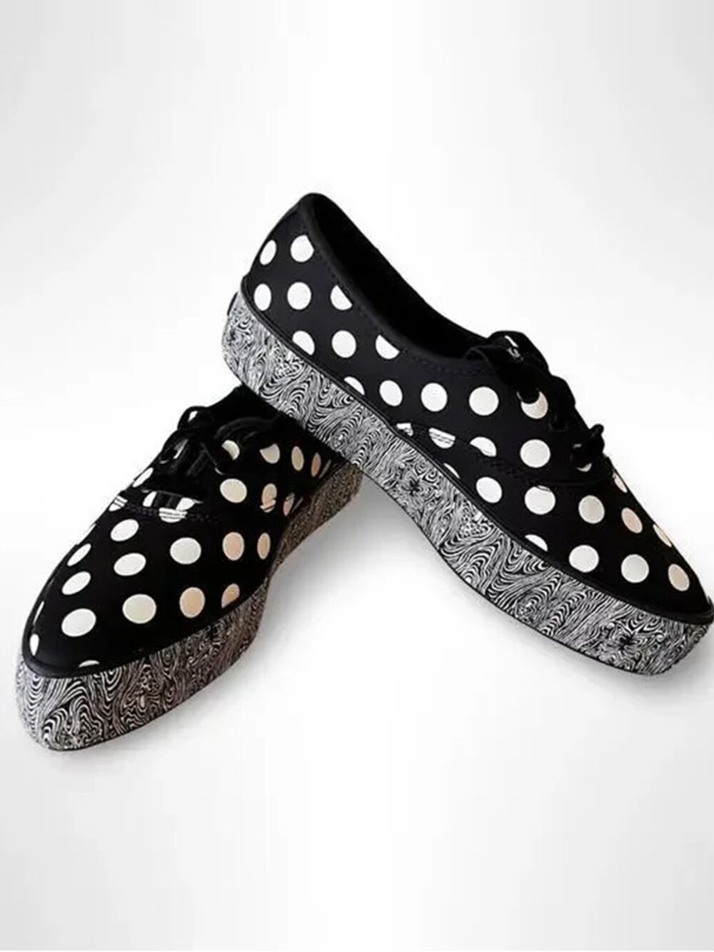 BATSHEVA x KEDS Pointed Polka Dot Platform Sneakers - Size 10